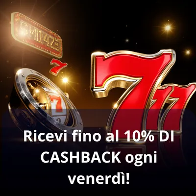 Casino Midas — 10% di cashback ogni venerdì